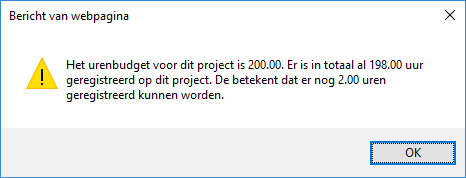 melding projectniveau